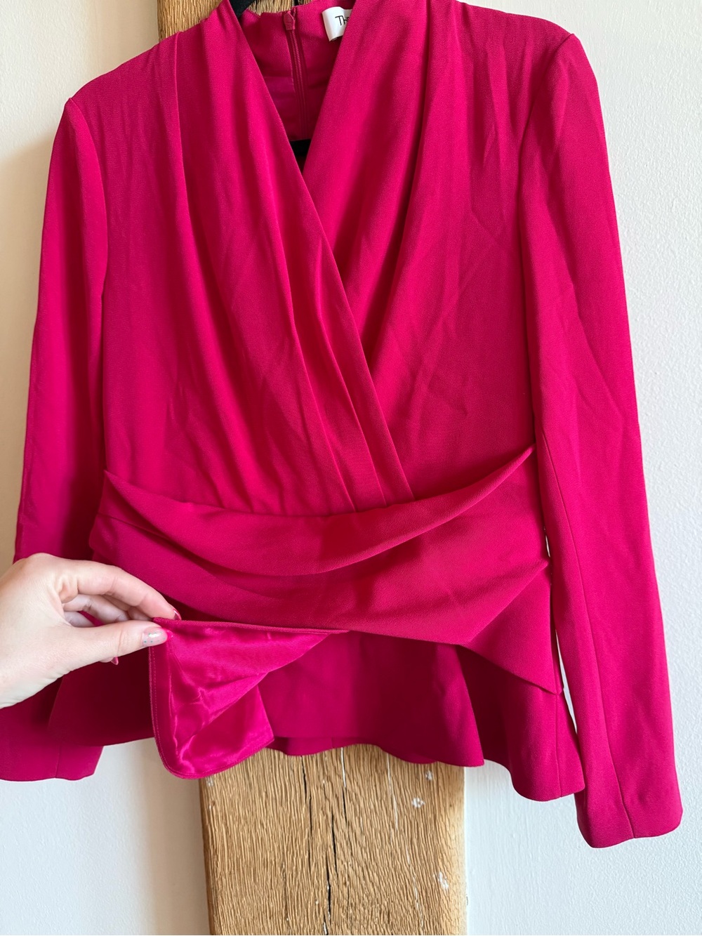 The Fold London Belleville Top - Hot Pink US8 - Picture 4 of 7